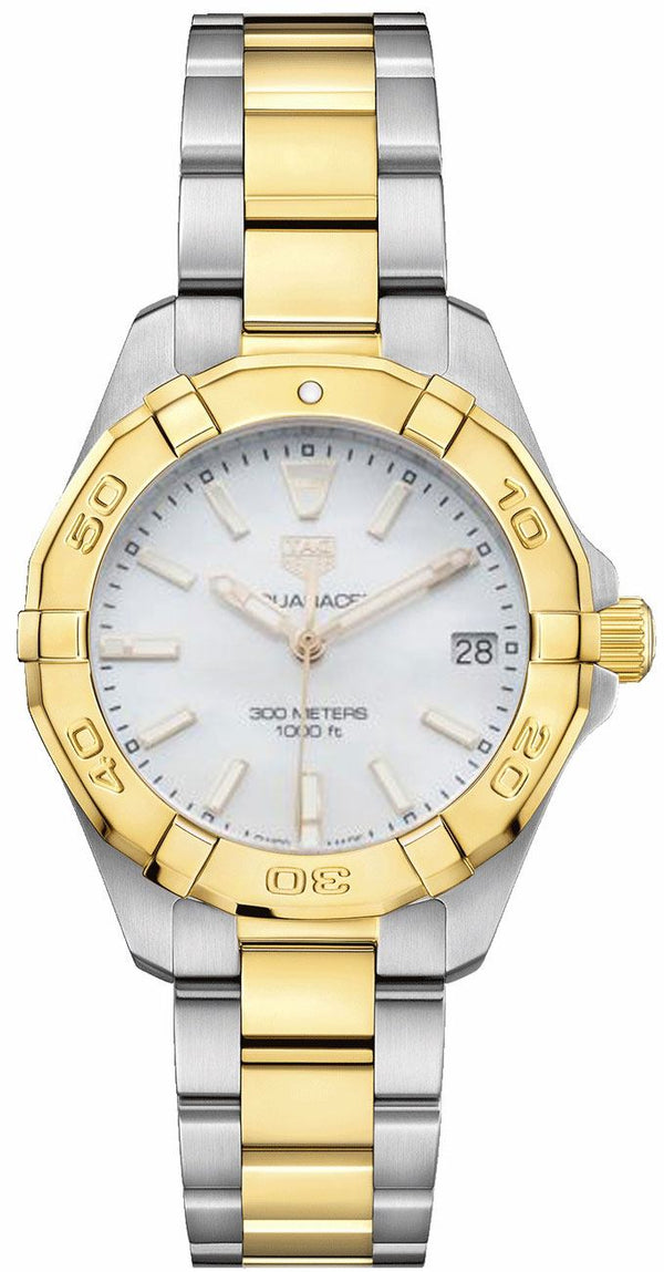 Shop Tag Heuer Aquaracer Mother of Pearl Dial Watch for Women - WBD1320.BB0320 in USA