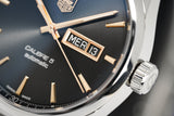 Tag Heuer Carrera Calibre 5 Automatic Black Dial Silver Steel Strap Watch for Men - WAR201C.BA0723 Buy Now By Tag Heuer