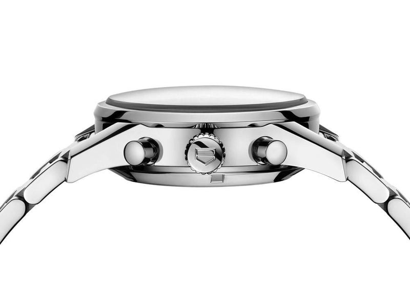 Tag Heuer Carrera Automatic Chronograph Black Dial Silver Steel Strap Watch for Men - CBK2110.BA0715 Buy Now By Tag Heuer