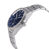 Tag Heuer Carrera Twin Time Blue Dial Silver Steel Strap Watch for Men - WBN201A.BA0640 Buy Now By Tag Heuer