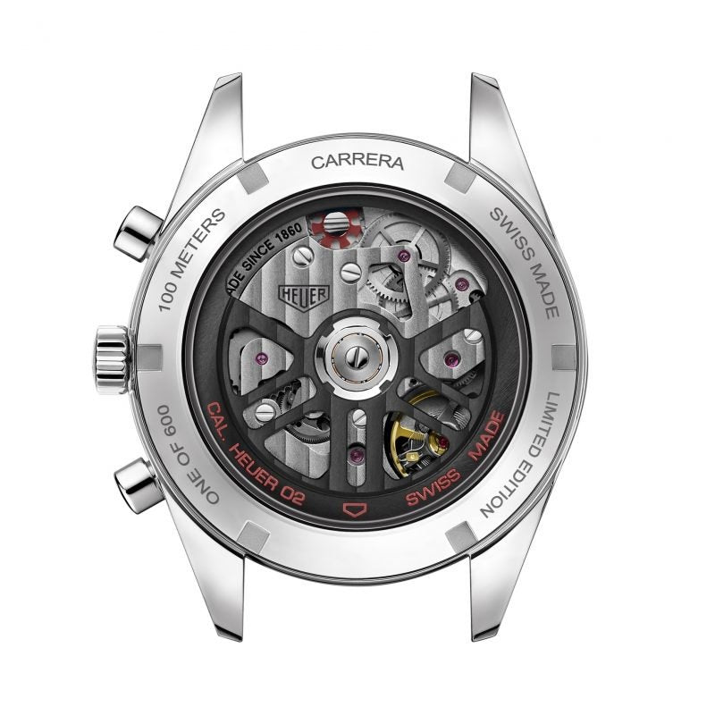 Tag Heuer Carrera Automatic Chronograph Red Dial Black Leather Strap Watch for Men - CBK221G.FC6479 Buy Now By Tag Heuer