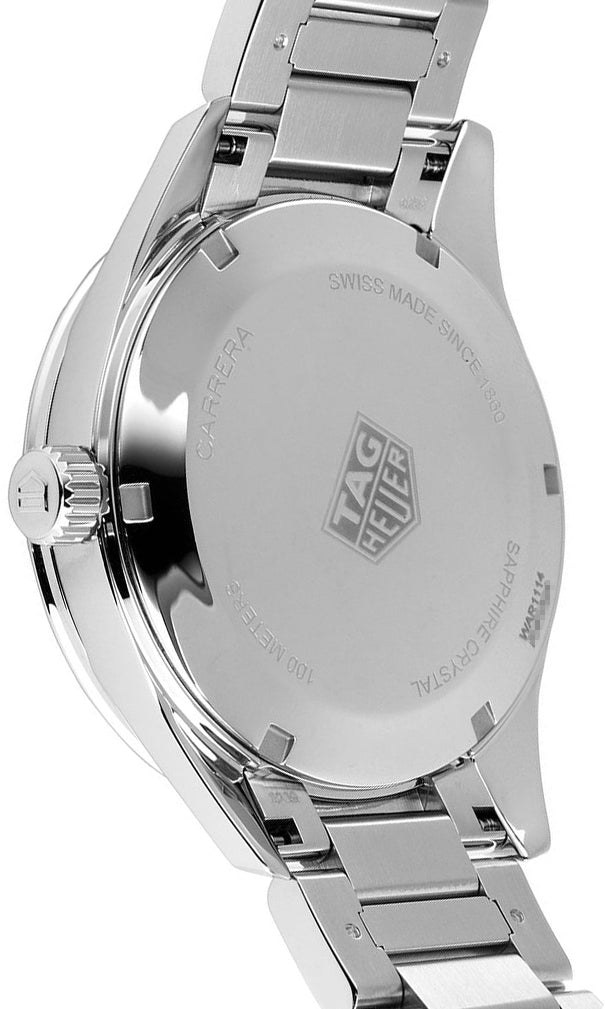 Tag Heuer Carrera Quartz Diamonds Blue Dial Silver Steel Strap Watch for Women - WAR1114.BA0601 Buy Now By Tag Heuer