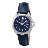 Shop Tag Heuer Formula 1 Quartz Blue Dial Blue Leather Strap Watch for Women - WBJ1412.FC8233 in USA