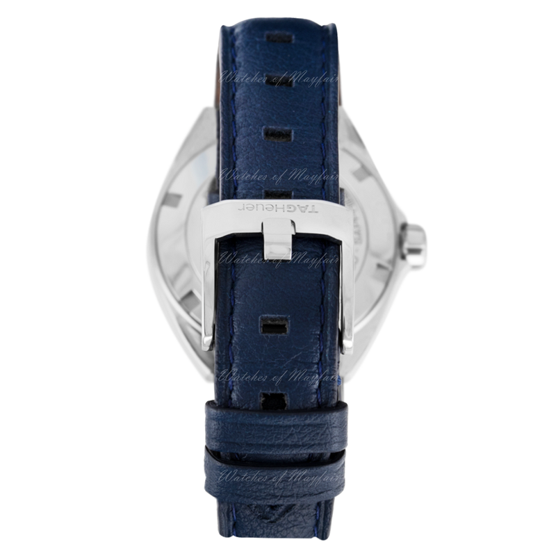 Tag Heuer Formula 1 Quartz Blue Dial Blue Leather Strap Watch for Women - WBJ1412.FC8233