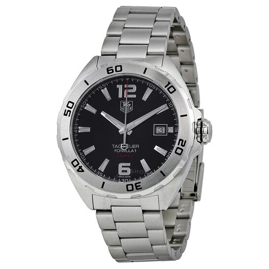Shop Tag Heuer Formula 1 Black Dial Watch for Men - WAZ2113.BA0875 in USA