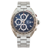 Shop Tag Heuer Formula 1 Automatic Chronograph Blue Dial Silver Strap Watch for Men - CAZ2015.BA0876 in USA