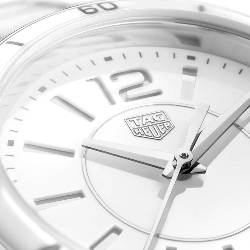 Shop Tag Heuer Formula 1 Quartz White Dial Two Tone Steel Strap Watch for Women - WBJ141AC.BA0974 in USA