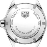 Shop Tag Heuer Formula 1 Quartz Mother of Pearl White Dial Silver Steel Strap Watch for Women - WBJ1418.BA0664 in USA