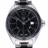 Shop Tag Heuer Formula 1 Quartz Black Dial Two Tone Steel Strap Watch for Women - WBJ141AA.BA0973 in USA
