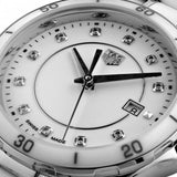 Shop Tag Heuer Formula 1 Diamonds Mother Of Pearl White Dial Silver Steel Strap Watch for Women - WBJ1419.BA0664 in USA