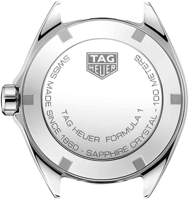 Shop Tag Heuer Formula 1 Quartz Blue Dial Blue Leather Strap Watch for Women - WBJ1412.FC8233 in USA