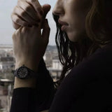 Shop Tag Heuer Formula 1 Quartz Black Dial Black Leather Strap Watch for Women - WBJ1414.FC8234 in USA