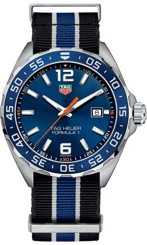 Shop Tag Heuer Formula 1 Blue Dial Watch for Men - WAZ1010.FC8197 in USA