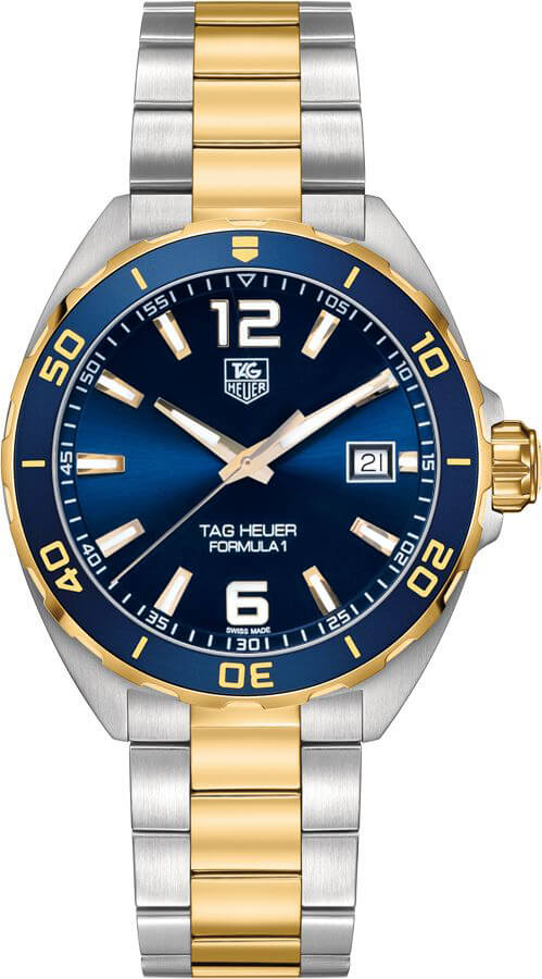 Shop Tag Heuer Formula Blue Dial Watch for Men - WAZ1120.BB0879 in USA
