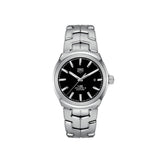 Shop Tag Heuer Link Quartz Black Dial Silver Steel Strap Watch for Women - WBC2110.BA0603 in USA