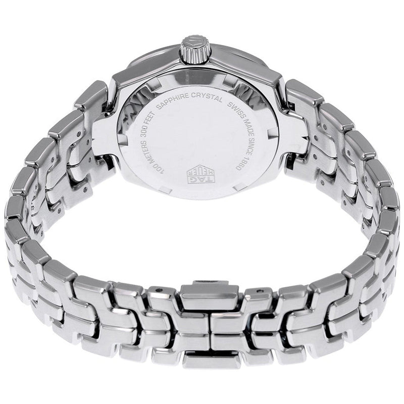 Shop Tag Heuer Link Quartz Diamonds Mother of Pearl Dial Silver Steel Strap Watch for Women - WBC1316.BA0600 in USA