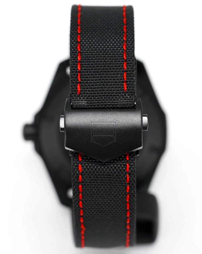 Tag Heuer Aquaracer Caliber 5 Black Dial Black Nylon Strap Watch for Men - WAY208A.FC6381 Buy Now By Tag Heuer