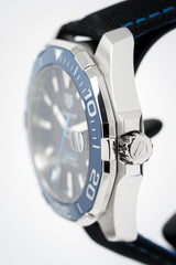 Shop Tag Heuer Aquaracer Black Dial Watch for Men - WAY201C.FC6395 in USA