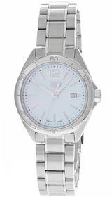 Shop Tag Heuer Formula 1 Quartz Mother of Pearl White Dial Silver Steel Strap Watch for Women - WBJ1418.BA0664 in USA