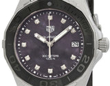 Tag Heuer Aquaracer Quartz Mother of Pearl Black Dial Black NATO Strap Watch for Women - WAY131M.FT6092 Buy Now By Tag Heuer