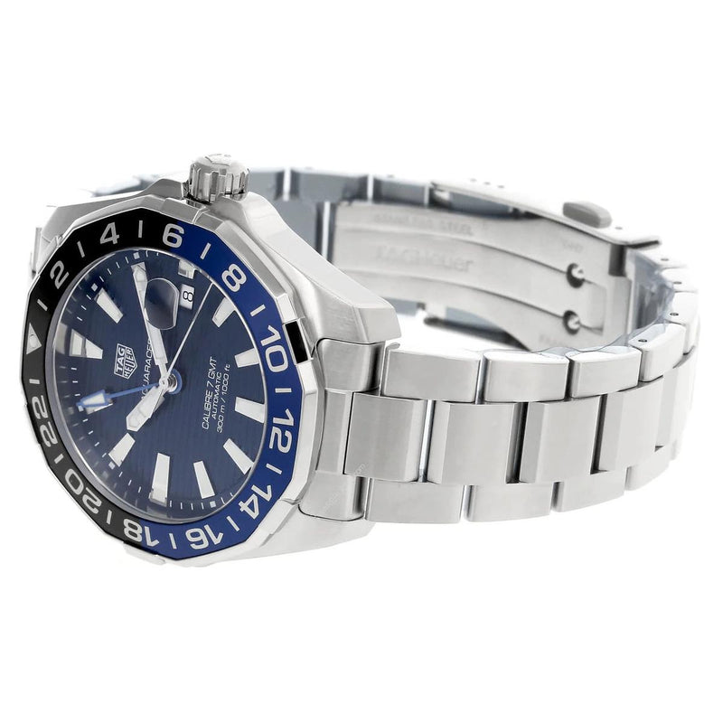 Shop Tag Heuer Aquaracer Blue Dial Watch for Men - WAY201T.BA0927 in USA