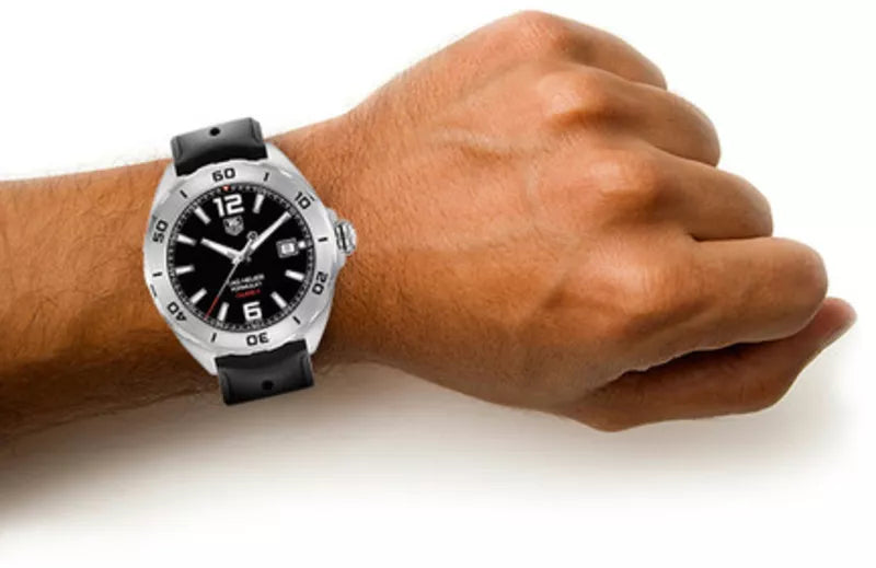 Tag Heuer Formula 1 Automatic Black Dial Black Rubber Strap Watch for Men - WAZ2113.FT8023 Buy Now By Tag Heuer