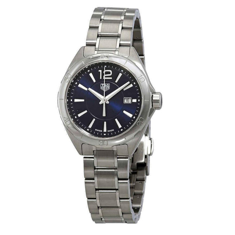 Shop Tag Heuer Formula 1 Quartz Blue Dial Silver Steel Strap Watch for Women - WBJ1412.BA0664 in USA