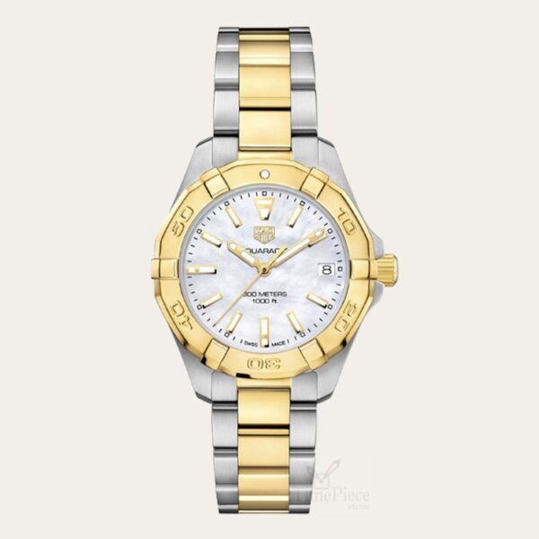 Shop Tag Heuer Aquaracer Mother of Pearl Dial Watch for Women - WBD1320.BB0320 in USA