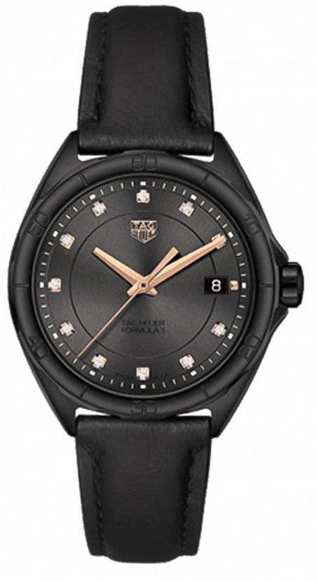 Shop Tag Heuer Formula 1 Diamonds Black Dial Watch for Women - WBJ1317.FC8230 in USA