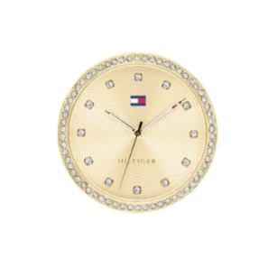 Tommy Hilfiger Lynn Quartz Gold Dial Gold Mesh Bracelet Watch For Women - 1781864