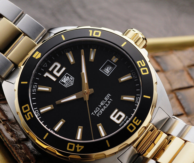 Tag Heuer Formula 1 Quartz Black Dial Two Tone Steel Strap Watch for Men - WAZ1121.BB0879 Buy Now By Tag Heuer