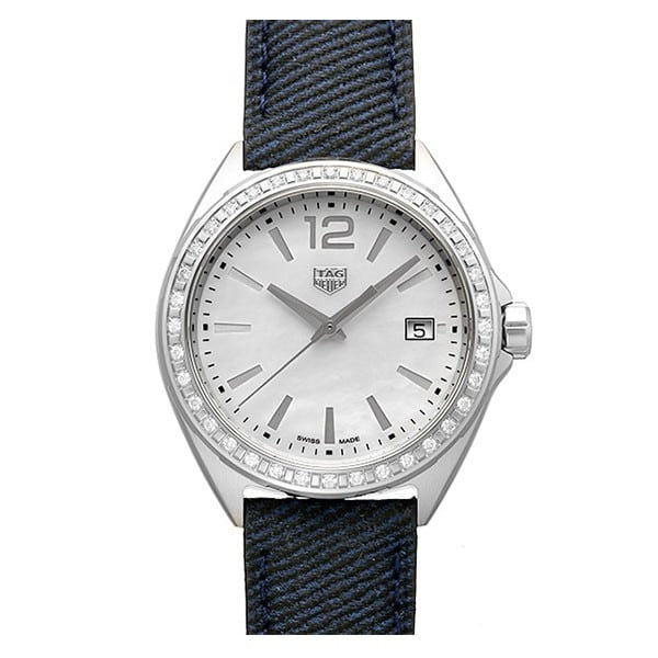 Tag Heuer Formula 1 Quartz Diamonds Mother of Pearl Dial Blue Leather Strap Watch for Women - WBJ131A.FC8251 Buy Now By Tag Heuer