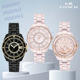 Coach Preston Pink Dial Pink Steel Strap Watch for Women - 14503465 Buy Now By Coach
