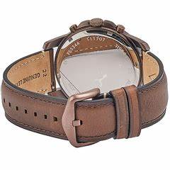 Fossil Grant Chronograph White Dial Brown Leather Strap Watch for Men - FS5344 Buy Now By Fossil
