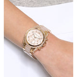 Michael Kors Blair Rose Gold Dial Two Tone Steel Strap Watch for Women - MK6175 Buy Now By Michael Kors