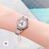 Coach Madison Crystals Silver Dial Two Tone Steel Strap Watch for Women - 14502404 Buy Now By Coach