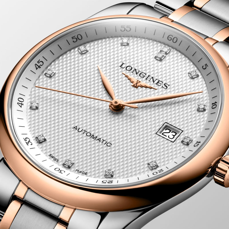 Longines Master Collection Automatic 40mm Silver Dial Two Tone Steel Strap Watch for Men - L2.793.5.77.7 Buy Now By Longines