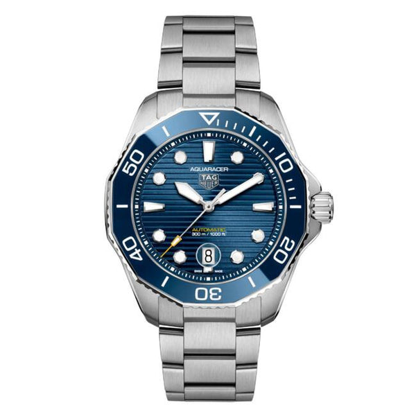 Shop Tag Heuer Aquaracer Professional 300 Automatic Blue Dial Silver Steel Strap Watch for Men - WBP201B.BA0632 in USA