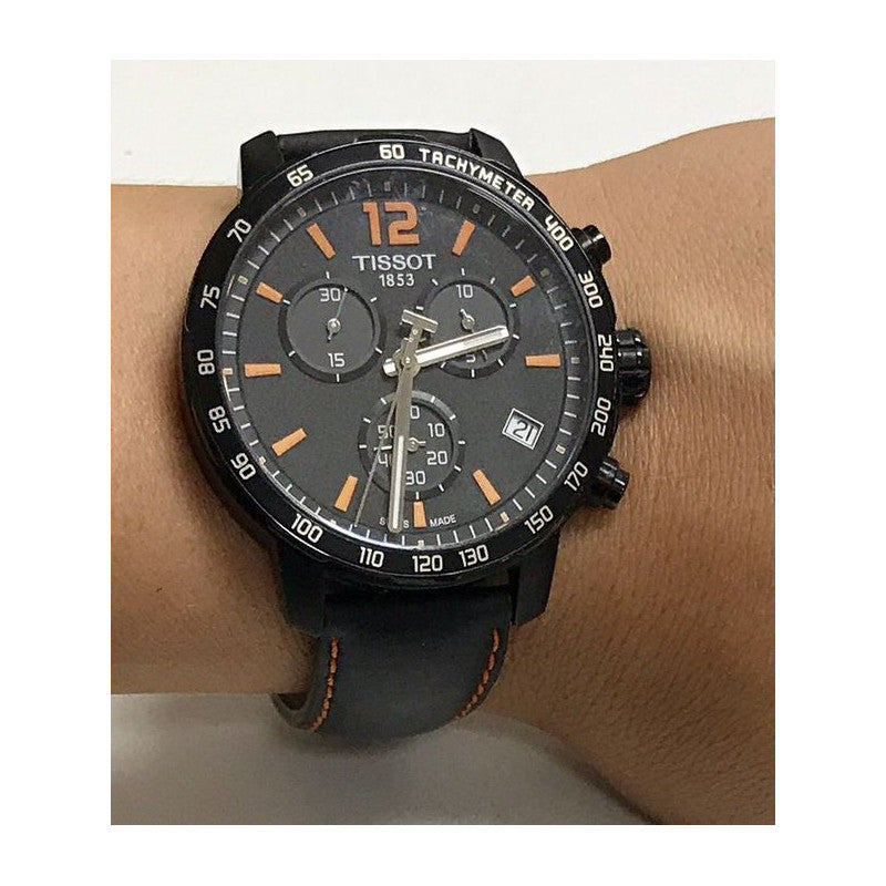 Tissot Quickster Chronograph Black Dial Watch For Men - T095.417.36.057.00 Buy Now By Tissot