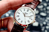 Tissot T Classic Dream White Dial Brown Leather Strap Watch for Men - T033.410.16.013.01 Buy Now By Tissot