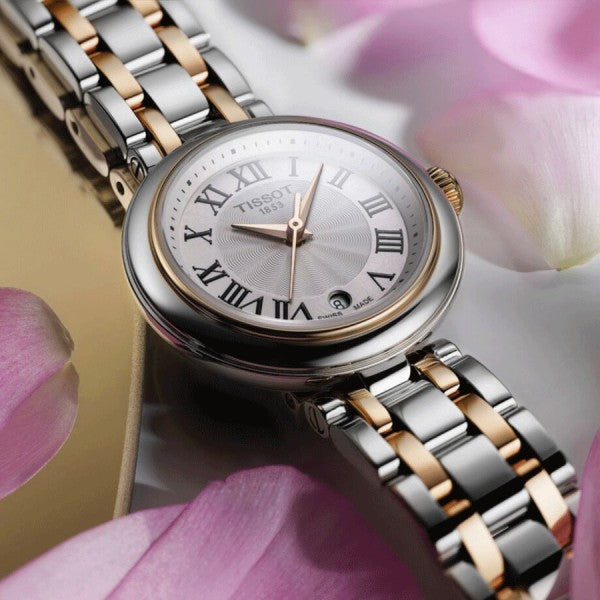 Tissot Bellissima Small Lady White Dial Two Tone Steel Strap Watch For Women - T126.010.22.013.01 Buy Now By Tissot