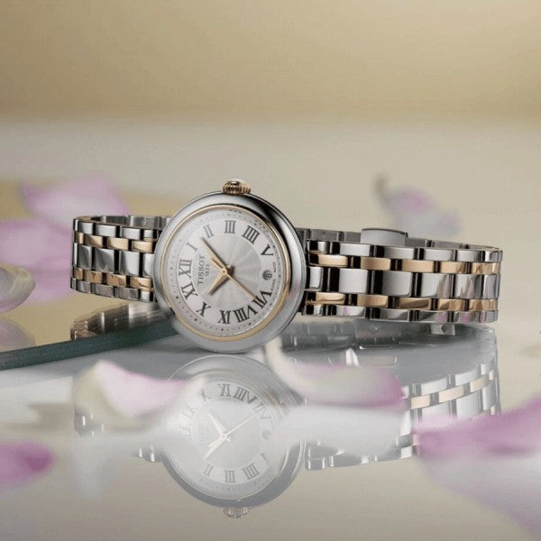 Tissot Bellissima Small Lady White Dial Two Tone Steel Strap Watch For Women - T126.010.22.013.01 Buy Now By Tissot