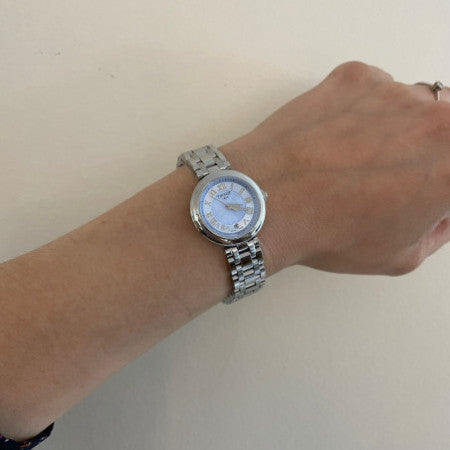 Tissot Bellissima Small Lady Light Blue Dial Silver Steel Strap Watch for Women - T126.010.11.133.00 Buy Now By Tissot