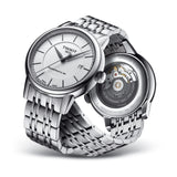 Tissot T Classic Carson Premium Powermatic 80 White Dial Silver Steel Strap Watch For Men - T122.407.11.031.00 Buy Now By Tissot