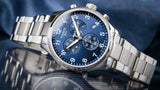 Tissot T Sport Chrono XL Classic Blue Dial Silver Steel Strap Watch For Men - T116.617.11.047.01 Buy Now By Tissot