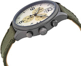 Tissot T Sport Chrono XL Beige Dial Green Nylon Strap Watch for Men - T116.617.37.267.00 Buy Now By Tissot