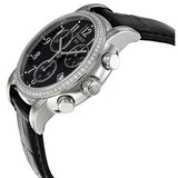 Tissot Dressport Diamonds Black Dial Black Leather Strap Watch for Women - T050.217.16.057.01 Buy Now By Tissot