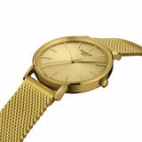 Tissot Everytime Lady Gold Dial Gold Mesh Bracelet Watch for Women - T143.210.33.021.00 Buy Now By Tissot