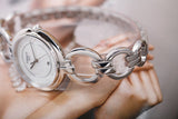 Tissot T Trend Flamingo Mother of Pearl Dial Silver Steel Strap Watch for Women - T094.210.11.116.00 Buy Now By Tissot