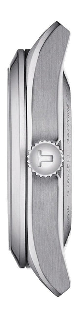 Tissot Gentleman Powermatic 80 Silicium Silver Dial Brown Leather Strap Watch For Men - T127.407.16.031.01 Buy Now By Tissot